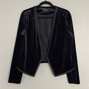 Mossimo Velvet Bolero Open Blazer Jacket Size S